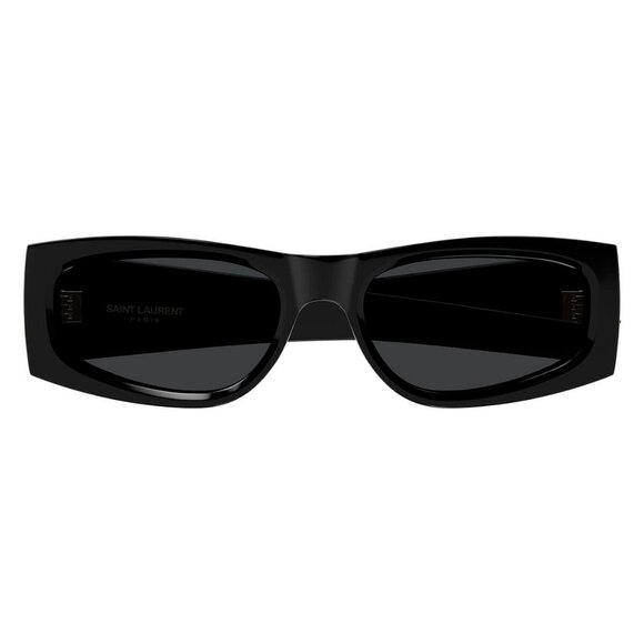New SAINT LAURENT Black Square SL M140/F 001 Sunglasses Women - Picture 2 of 6